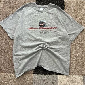 Gildan Gray San Francisco Cable Car Graphic Tee